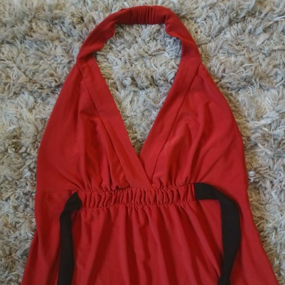 Y2K Nouvelle Couture Flouncy Retro Halter Dress - Picture 5 of 10